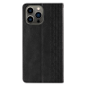 Magnet Strap Case etui iPhone 14 Pro Max pokrowiec z klapką portfel mini smycz podstawka czarne na NearMe.pl