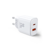 Ładowarka EU Joyroom JR-TCF05 20W USB-A USB-C + kabel USB-C - biała na NearMe.pl