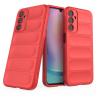 Magic Shield Case etui do Samsung Galaxy A24 4G elastyczny pancerny pokrowiec czerwone na NearMe.pl