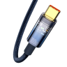 Baseus Explorer Series kabel przewód USB – USB Typ C 100W 1m niebieski (CATS000203) na NearMe.pl