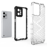 Honeycomb etui pancerny pokrowiec z żelową ramką Realme C31 przezroczysty na NearMe.pl
