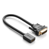 Ugreen kabel przewód adapter DVI (męski) - HDMI (żeński) 0.15m czarny (20118) na NearMe.pl
