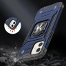 Wozinsky Ring Armor etui iPhone 14 Plus pancerny pokrowiec uchwyt magnetyczny ring niebieskie na NearMe.pl