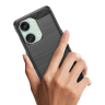 Etui silikonowe Carbon Case do OnePlus Ace 2V/OnePlus Nord 3 - czarne na NearMe.pl