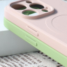 Silikonowe etui kompatybilne z MagSafe do iPhone 15 Pro Max  Silicone Case - szare na NearMe.pl