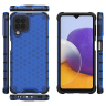 Honeycomb etui pancerny pokrowiec z żelową ramką Samsung Galaxy A22 4G niebieski na NearMe.pl