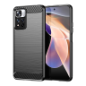 Carbon Case elastyczne etui pokrowiec Xiaomi Redmi Note 11 Pro+ 5G (China) / 11 Pro 5G (China) / Mi11i HyperCharge / Poco X4 NFC czarny na NearMe.pl