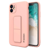Wozinsky Kickstand Case silikonowe etui z podstawką iPhone 12 Pro Max różowe na NearMe.pl
