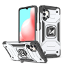 Wozinsky Ring Armor pancerne hybrydowe etui pokrowiec + magnetyczny uchwyt Samsung Galaxy A73 srebrny na NearMe.pl
