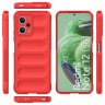 Magic Shield Case etui do Xiaomi Redmi Note 12 5G / Poco X5 5G elastyczny pancerny pokrowiec czerwone na NearMe.pl
