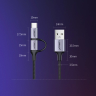 Ugreen kabel przewód 2w1 USB - micro USB / USB Typ C 1m 2,4A czarny (30875) na NearMe.pl