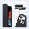 Ugreen Protective Silicone Case gumowe elastyczne silikonowe etui pokrowiec iPhone 13 Pro czarny na NearMe.pl