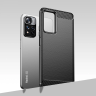 Carbon Case elastyczne etui pokrowiec Xiaomi Redmi Note 11 Pro+ 5G (China) / 11 Pro 5G (China) / Mi11i HyperCharge / Poco X4 NFC czarny na NearMe.pl