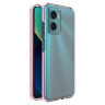 Spring Case pokrowiec żelowe etui z kolorową ramką do Xiaomi Redmi 10 jasnoróżowy na NearMe.pl