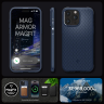 Etui Spigen Mag Armor z MagSafe na iPhone 15 Pro Max - niebieskie na NearMe.pl