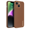 Dux Ducis Yolo etui iPhone 14 elegancki pokrowiec ze skóry ekologicznej brązowy na NearMe.pl