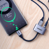 Adapter Ugreen CM193 50596 audio dwuportowy USB-C (męski) - mini jack 3.5mm / USB-C (żeński) - szary na NearMe.pl