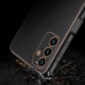 Dux Ducis Yolo eleganckie etui pokrowiec ze skóry ekologicznej Samsung Galaxy A13 5G czarny na NearMe.pl