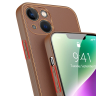 Dux Ducis Yolo etui iPhone 14 elegancki pokrowiec ze skóry ekologicznej brązowy na NearMe.pl