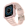 Pasek z etui ochronnym Protect Strap Band do Apple Watch 38 / 40 / 41 mm opaska obudowa pancerna - różowy na NearMe.pl