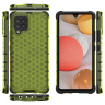 Honeycomb etui pancerny pokrowiec z żelową ramką Samsung Galaxy A42 5G zielony na NearMe.pl