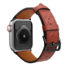 Pasek skórzany Strap Leather do Apple Watch 38 / 40 / 41 mm opaska bransoleta - czerwony na NearMe.pl