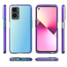 Spring Case etui Realme 9i, Oppo A36 / A76 / A96 silikonowy pokrowiec z ramką jasnoniebieskie na NearMe.pl