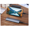 Ugreen kieszeń na dysk obudowa dysku twardego M.2 B-Key SATA 3.0 5Gbps szary + kabel USB Typ C (CM400) na NearMe.pl