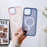 Magnetyczne etui z MagSafe Color Matte Case do iPhone 15 Pro - granatowe na NearMe.pl