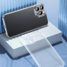 Baseus Frosted Glass Case etui pokrowiec do iPhone 13 Pro sztywna obudowa z żelową ramką przezroczysty (ARWS000702) na NearMe.pl
