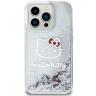 Hello Kitty Liquid Glitter Electroplating Head Logo Case for iPhone 13 Pro Transparent na NearMe.pl