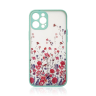 Design Case etui do iPhone 12 Pro pokrowiec w kwiaty jasnozielony na NearMe.pl