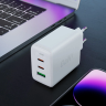 Acefast szybka ładowarka sieciowa GaN (2xUSB-C / USB-A) PPS / PD / QC4+ 65W czarna (A41) na NearMe.pl