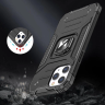 Wozinsky Ring Armor pancerne hybrydowe etui pokrowiec + magnetyczny uchwyt iPhone 13 Pro czerwony na NearMe.pl