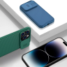 Nillkin CamShield Pro Case etui iPhone 14 Pro Max pancerny pokrowiec osłona na aparat kamerę niebieski na NearMe.pl