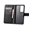iCarer Wallet Case etui do Samsung Galaxy S23+ skórzany pokrowiec portfel czarne na NearMe.pl