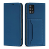 Magnet Card Case etui do Samsung Galaxy A13 5G pokrowiec portfel na karty kartę podstawka niebieski na NearMe.pl