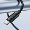 Kabel USB A - USB C Wozinsky WUACC1 z wyświetlaczem 66W 6A 1m - czarny na NearMe.pl