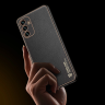 Dux Ducis Yolo eleganckie etui pokrowiec ze skóry ekologicznej Samsung Galaxy A13 5G czarny na NearMe.pl