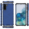Honeycomb etui pancerny pokrowiec z żelową ramką Samsung Galaxy S21+ 5G (S21 Plus 5G) niebieski na NearMe.pl