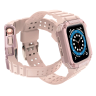 Pasek z etui ochronnym Protect Strap Band do Apple Watch 38 / 40 / 41 mm opaska obudowa pancerna - różowy na NearMe.pl