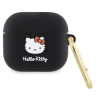 Hello Kitty Silicone 3D Kitty Head - Etui AirPods 3 (czarny) na NearMe.pl