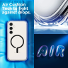 Etui Spigen Ultra Hybrid OneTap Ring z MagSafe na Samsung Galaxy S23 FE - przezroczysto-czarne na NearMe.pl