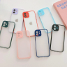 Milky Case silikonowe elastyczne półprzezroczyste etui do Samsung Galaxy A22 4G czarny na NearMe.pl
