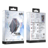 Acefast ładowarka GaN 65W 3 porty (1xUSB, 2xUSB C) szara (A45) na NearMe.pl