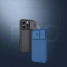 Nillkin CamShield Pro Case etui iPhone 14 Pro pancerny pokrowiec osłona na aparat kamerę niebieski na NearMe.pl