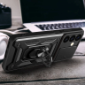 Etui Hybrid Armor Camshield do Samsung Galaxy S24 pancerne z osłoną na aparat - czarne na NearMe.pl