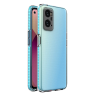 Spring Case etui Realme 9i, Oppo A36 / A76 / A96 silikonowy pokrowiec z ramką jasnoniebieskie na NearMe.pl
