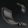 Carbon Case etui do Samsung Galaxy A54 5G elastyczny silikonowy karbonowy pokrowiec czarne na NearMe.pl