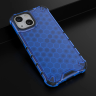 Honeycomb etui pancerny pokrowiec z żelową ramką iPhone 13 mini niebieski na NearMe.pl